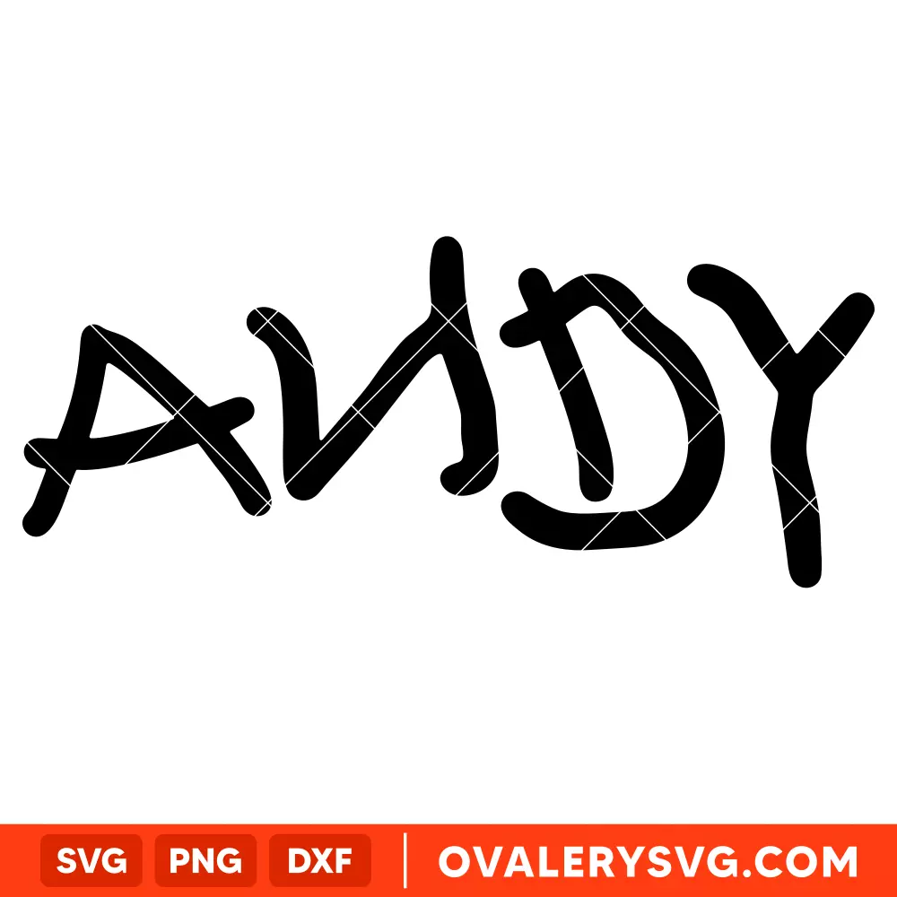Andy Signature Toy Story SVG, Disney SVG | Instant Download SVG PNG Cut File for Cricut & Silhouette