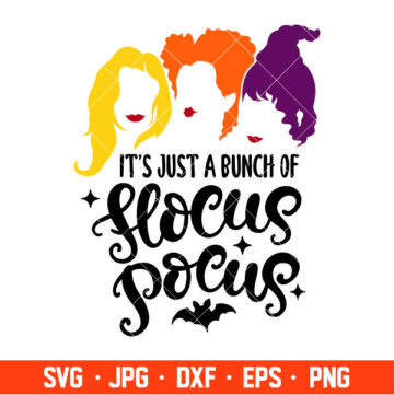 Hocus Pocus Svg, Sanderson Sisters Svg, Witches Hair Halloween Svg ...