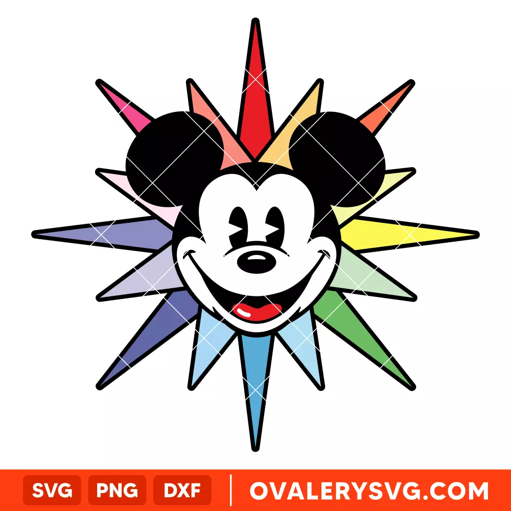 Mickey Mouse Fun Wheel SVG, Disney SVG | Instant Download SVG PNG Cut File for Cricut & Silhouette