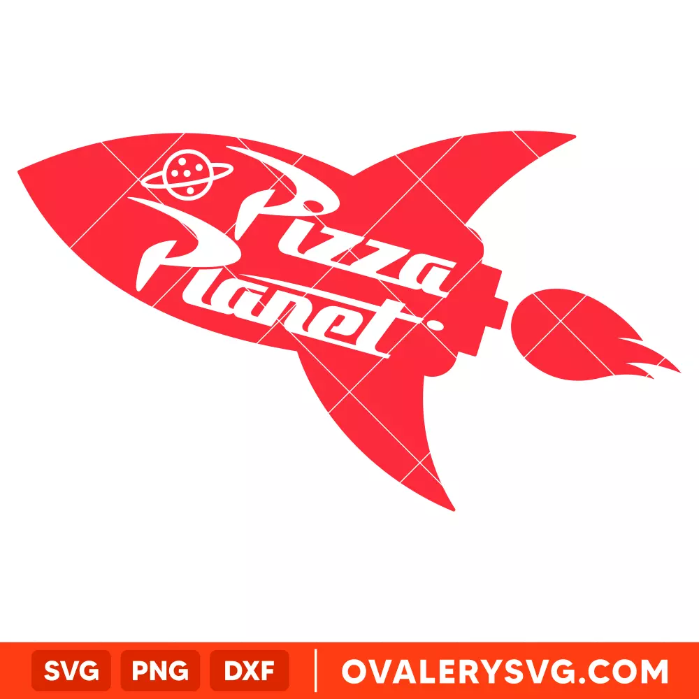 Pizza Planet Rocket SVG, Toy Story SVG, Disney SVG | Instant Download SVG PNG Cut File for Cricut & Silhouette