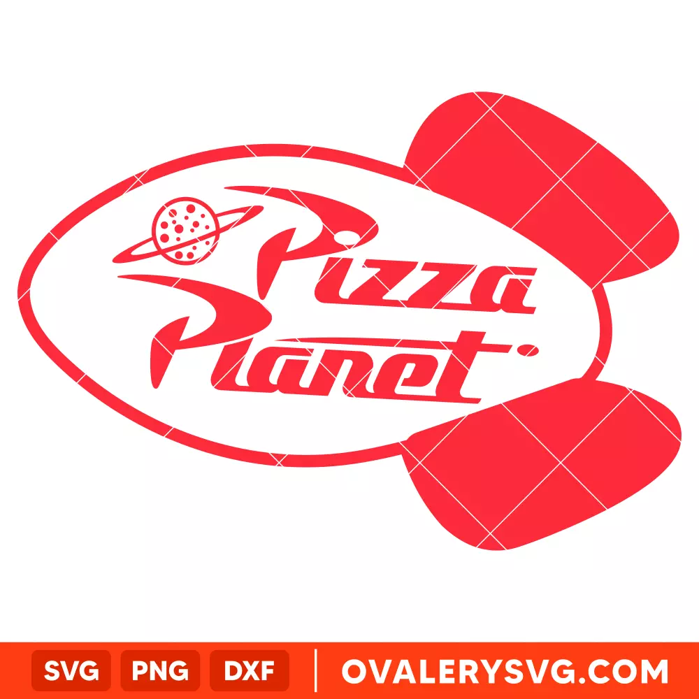 Pizza Planet Ship SVG, Toy Story SVG, Disney SVG | Instant Download SVG PNG Cut File for Cricut & Silhouette