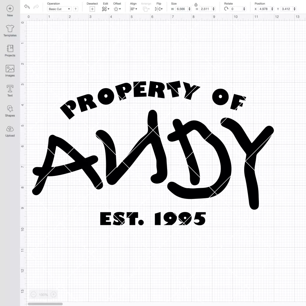 Property of Andy SVG, Toy Story SVG, Disney SVG | Instant Download SVG PNG Cut File for Cricut & Silhouette - Image 2