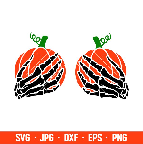 Skeleton Hands Bra SVG, Halloween For Woman SVG, Funny Halloween SVG, -  ohsvg