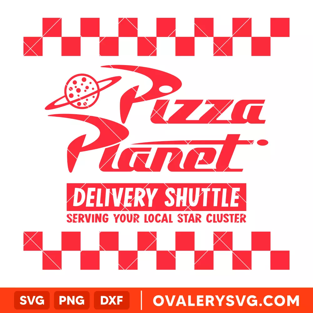 Toy Story Pizza Planet Delivery Shuttle SVG, Toy Story SVG, Disney SVG | Instant Download SVG PNG Cut File for Cricut & Silhouette