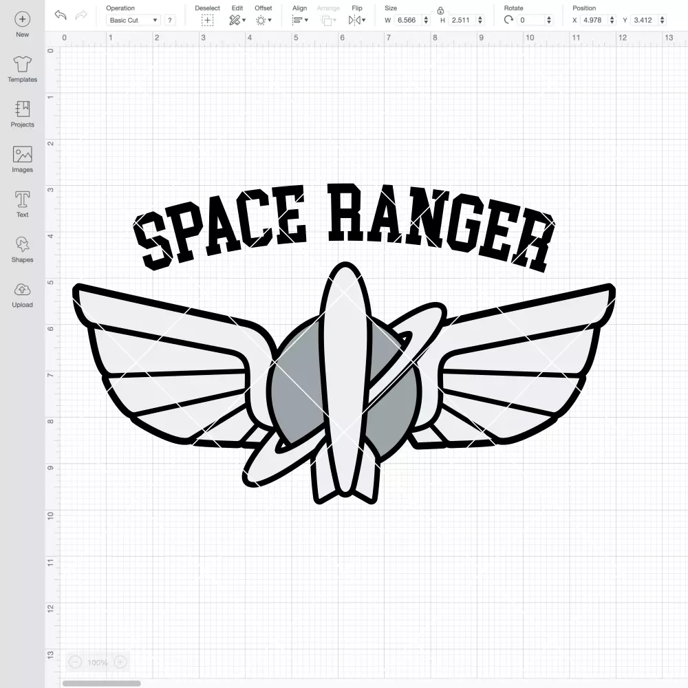 Buzz Lightyear Space Ranger Badge SVG, Toy Story SVG, Disney SVG | Instant Download SVG PNG Cut File for Cricut & Silhouette - Image 2