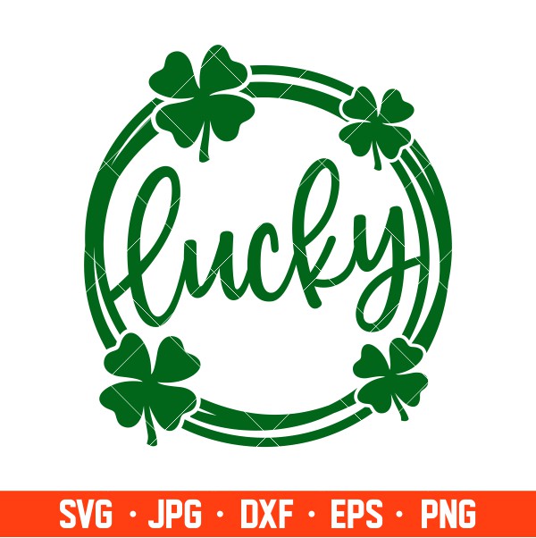 One Lucky Mama Svg, St. Patrick’s Day Svg, Lucky Svg, Irish Svg, Clover  Svg, Cricut, Silhouette Vector Cut File