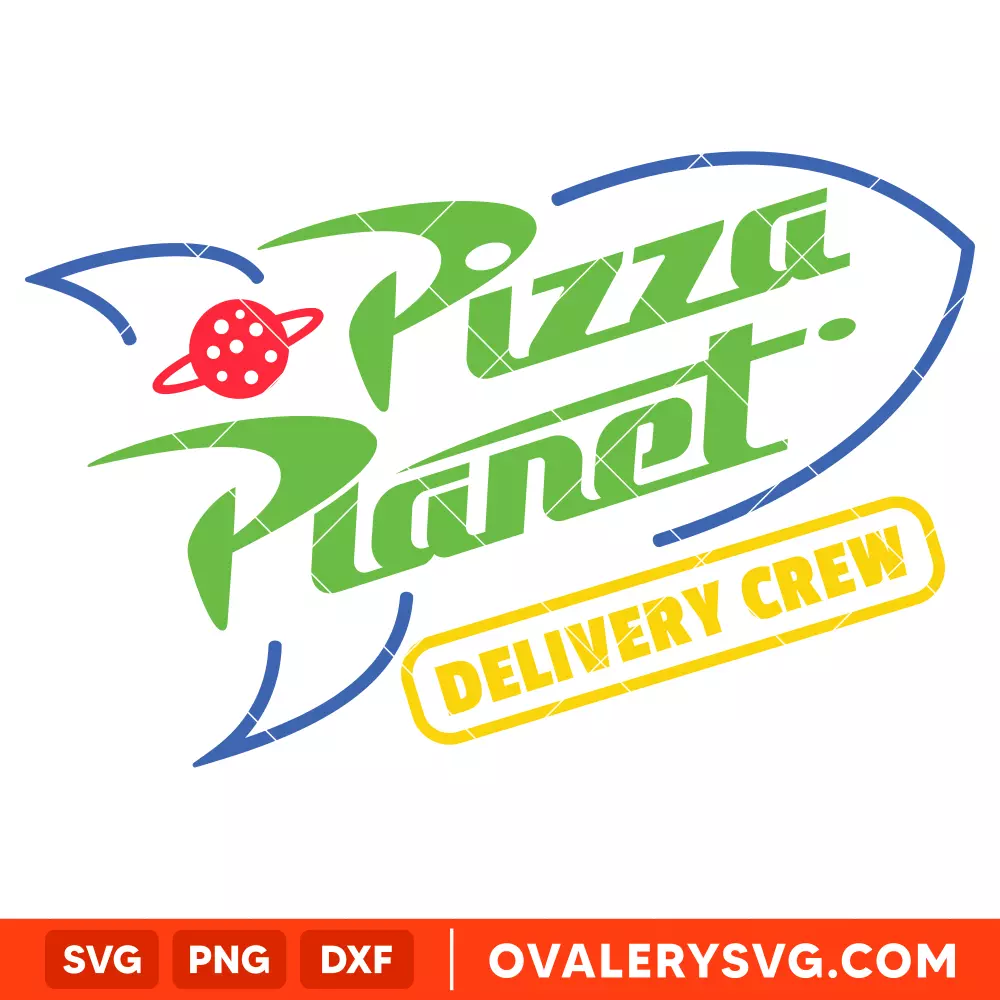 Pizza Planet Delivery Crew SVG, Toy Story SVG, Disney SVG | Instant Download SVG PNG Cut File for Cricut & Silhouette