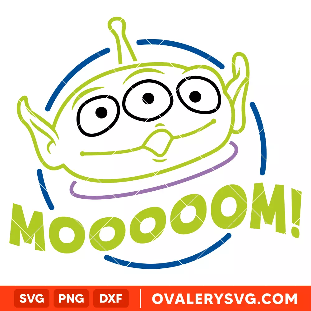 Toy Story Alien Mom SVG, Disney SVG | Instant Download SVG PNG Cut File for Cricut & Silhouette