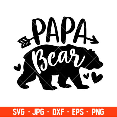 Papa Bear Family Svg, Mom Life Svg, Mother’s day Svg, Family Svg ...