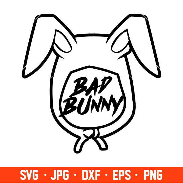 Details about   Bad Bunny 250 SVG PNG  Bad Bunny Silhouette El Conejo Malo Yo Perreo Sola 