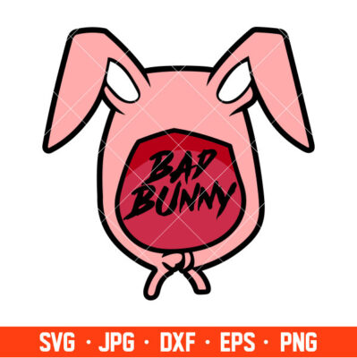 Bad Bunny Svg, Yo Perreo Sola Svg, Bad bunny logo Svg, El Conejo Malo ...