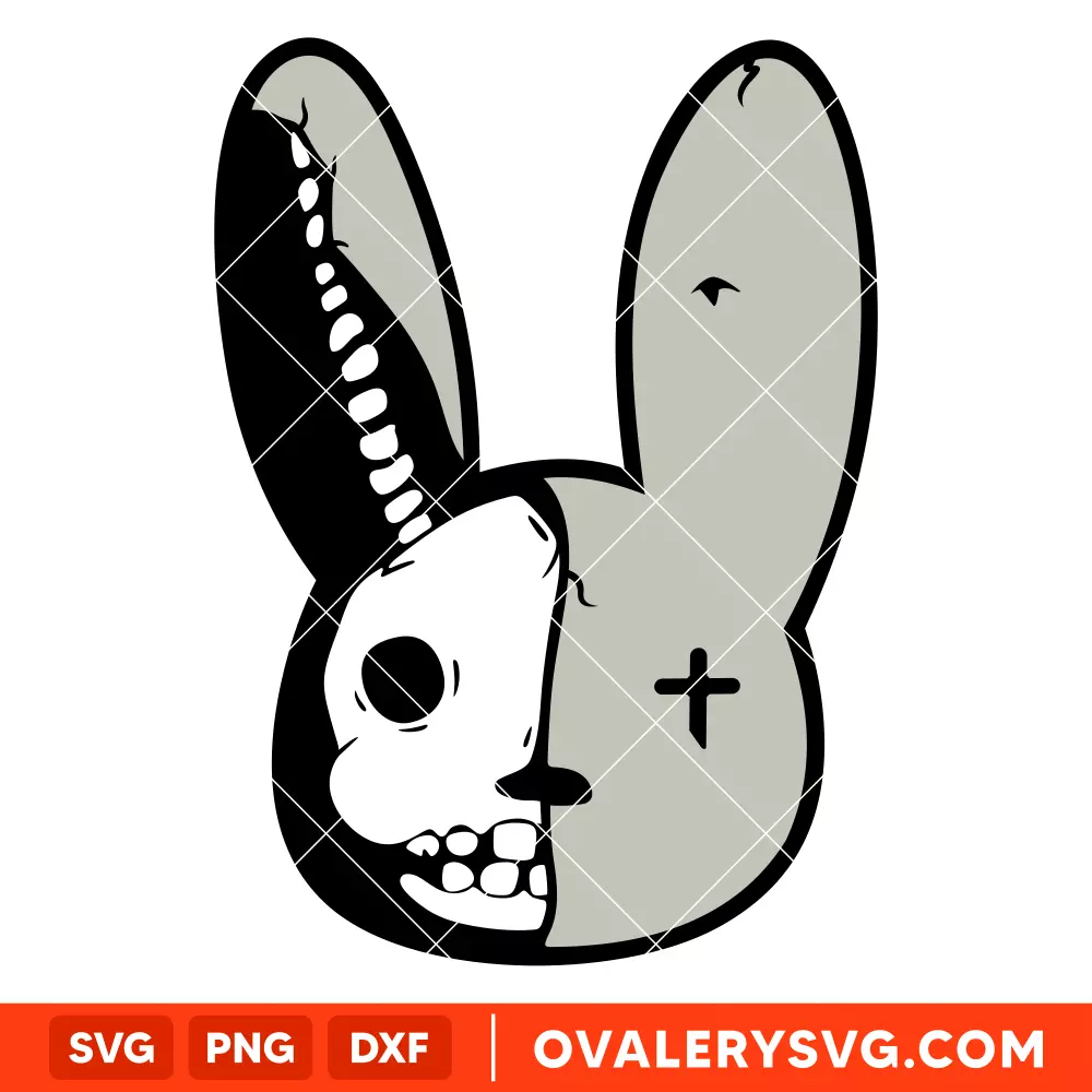 Bad Bunny SVG, Yo Perreo Sola SVG, Bad bunny logo SVG, El Conejo Malo SVG, Cricut, Silhouette SVG PNG Cut File