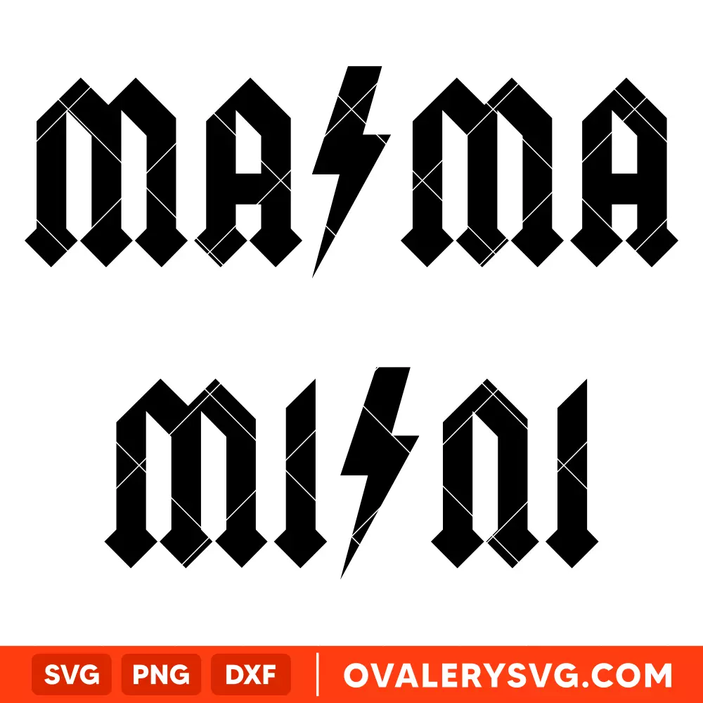 Rock Mama Mini Bundle SVG, Mom Life SVG, Mother’s day SVG, Best Mama SVG, Cricut, Silhouette SVG PNG Cut File