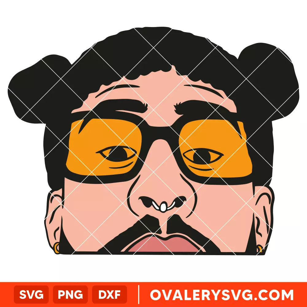 Bad Bunny Summer SVG, Yo Perreo Sola SVG, El Conejo Malo SVG | Instant Download SVG PNG Cut File for Cricut & Silhouette