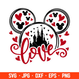 Love Mickey Svg, Free Svg, Daily Freebies Svg, Cricut, Silhouette ...