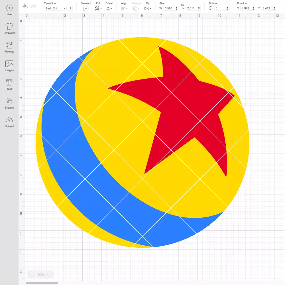 Pixar Luxo Star Ball SVG, Toy Story SVG, Disney SVG | Instant Download SVG PNG Cut File for Cricut & Silhouette - Image 2