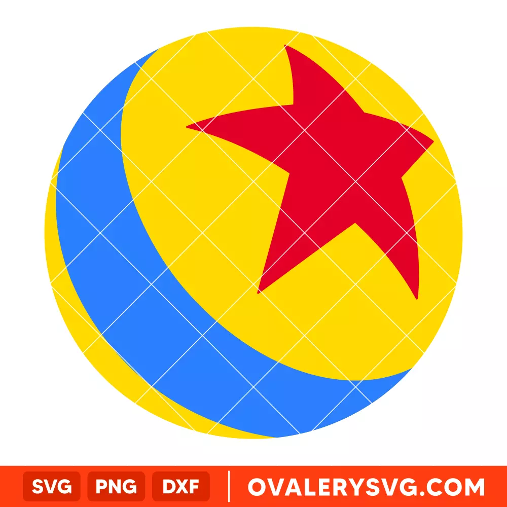 Pixar Luxo Star Ball SVG, Toy Story SVG, Disney SVG | Instant Download SVG PNG Cut File for Cricut & Silhouette