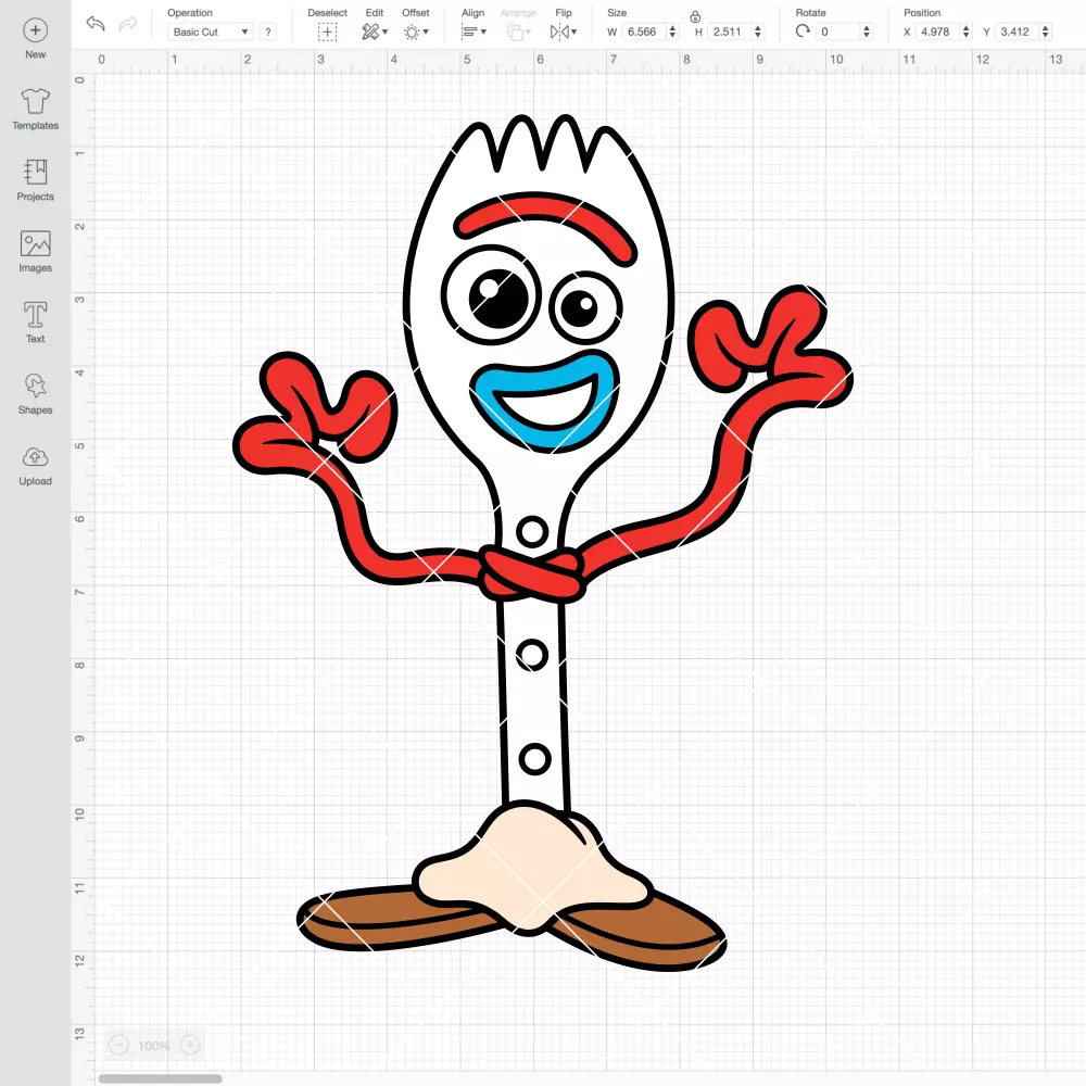 Toy Story Forky SVG, Disney SVG | Instant Download SVG PNG Cut File for Cricut & Silhouette - Image 2