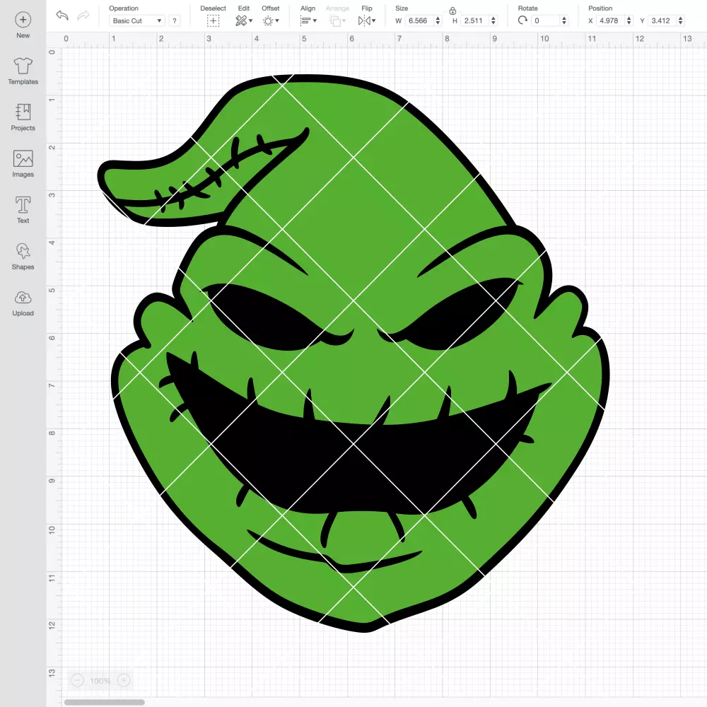 Oogie Boogie Face SVG, Halloween SVG, Nightmare Before Christmas SVG | Instant Download SVG PNG Cut File for Cricut & Silhouette - Image 2