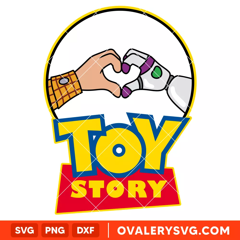 Toy Story Logo Buzz and Woody SVG, Disney SVG | Instant Download SVG PNG Cut File for Cricut & Silhouette