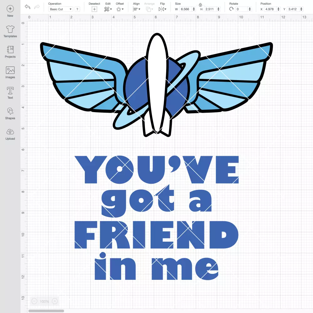 You’ve Got A Friend In Me Buzz Lightyear Badge SVG, Toy Story SVG, Disney SVG | Instant Download SVG PNG Cut File for Cricut & Silhouette - Image 2