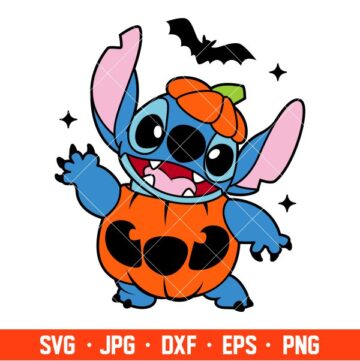 Halloween Stitch Svg, Free Svg, Daily Freebies Svg, Cricut, Silhouette ...