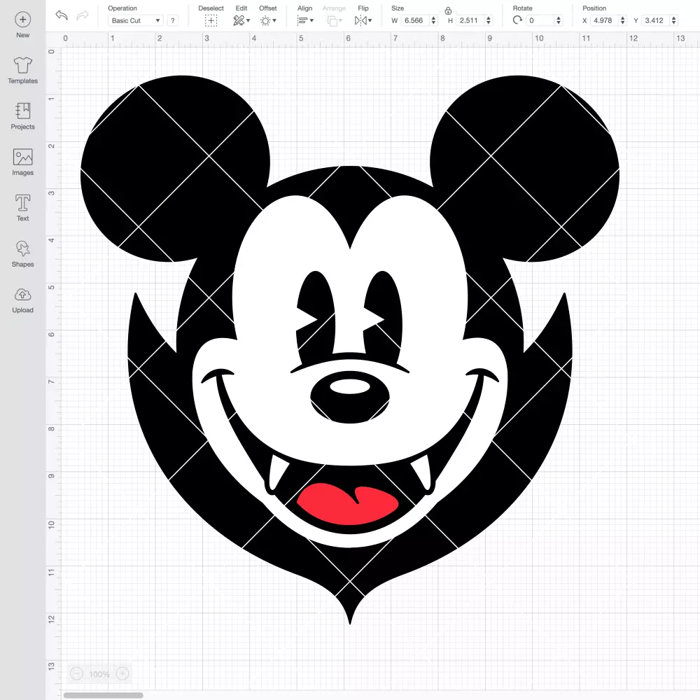 Halloween Vampire Mickey SVG, Disney SVG | Instant Download SVG PNG Cut File for Cricut & Silhouette - Image 2