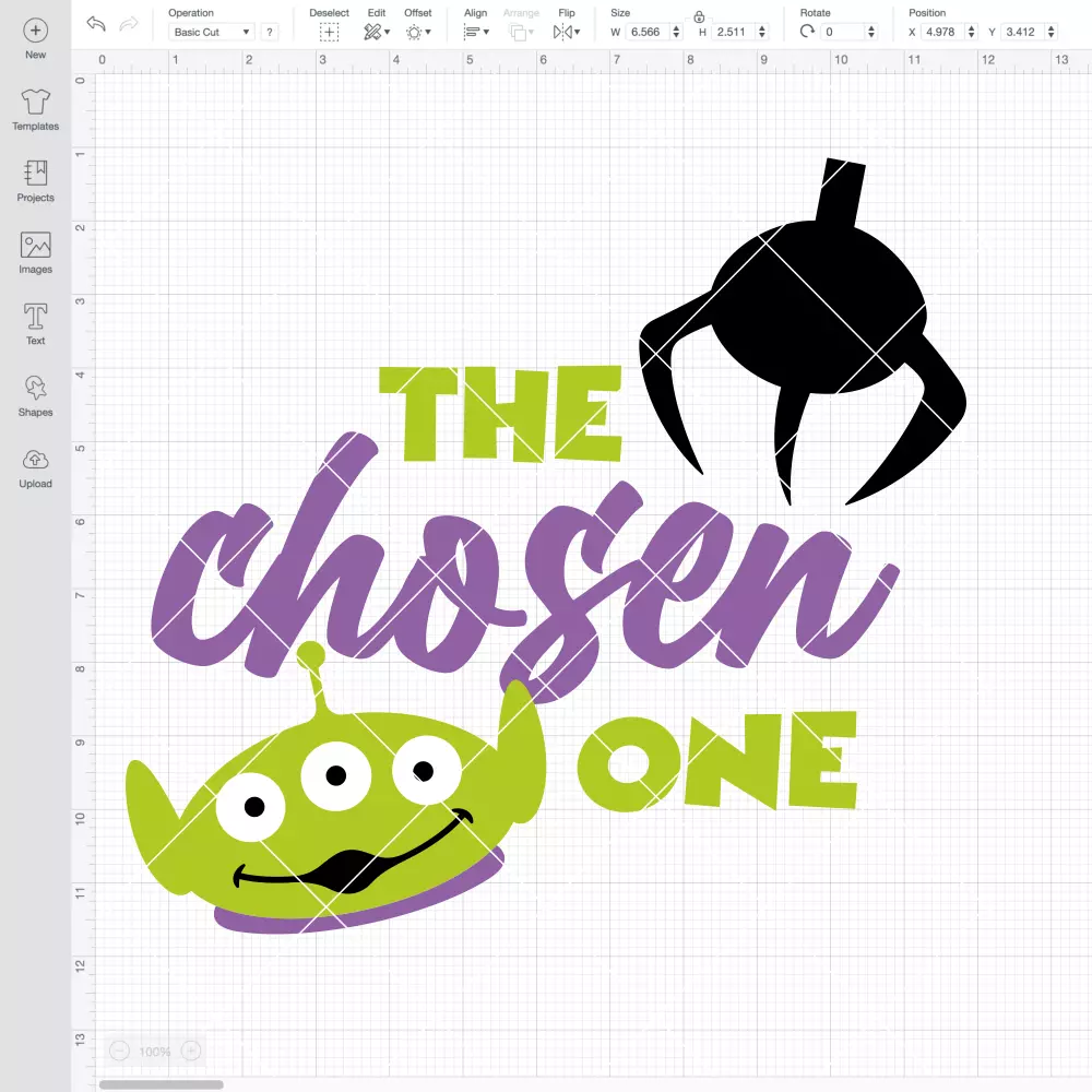 The Chosen One Alien Toy Story SVG, Disney SVG | Instant Download SVG PNG Cut File for Cricut & Silhouette - Image 2