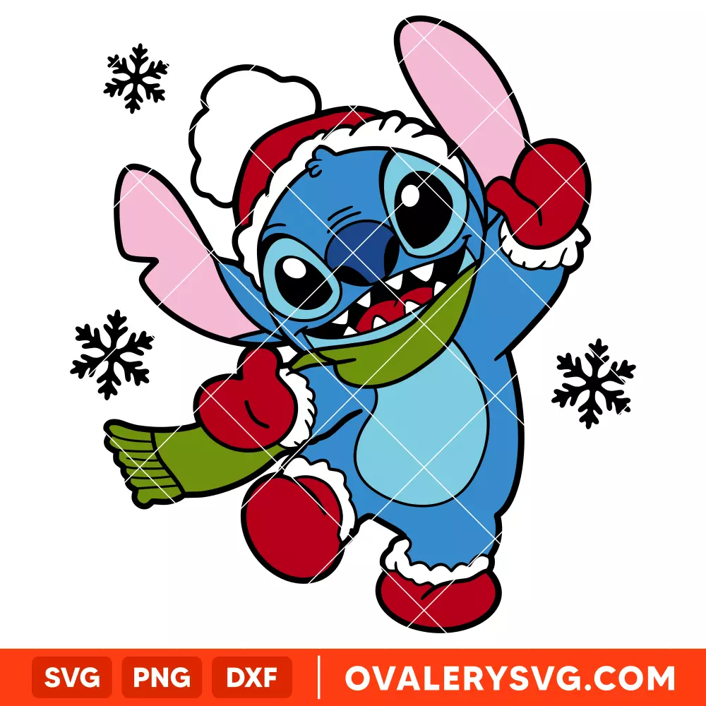 Christmas Stitch Svg, Christmas Svg, Disney Svg, Cricut, Silhouette Vector Cut File