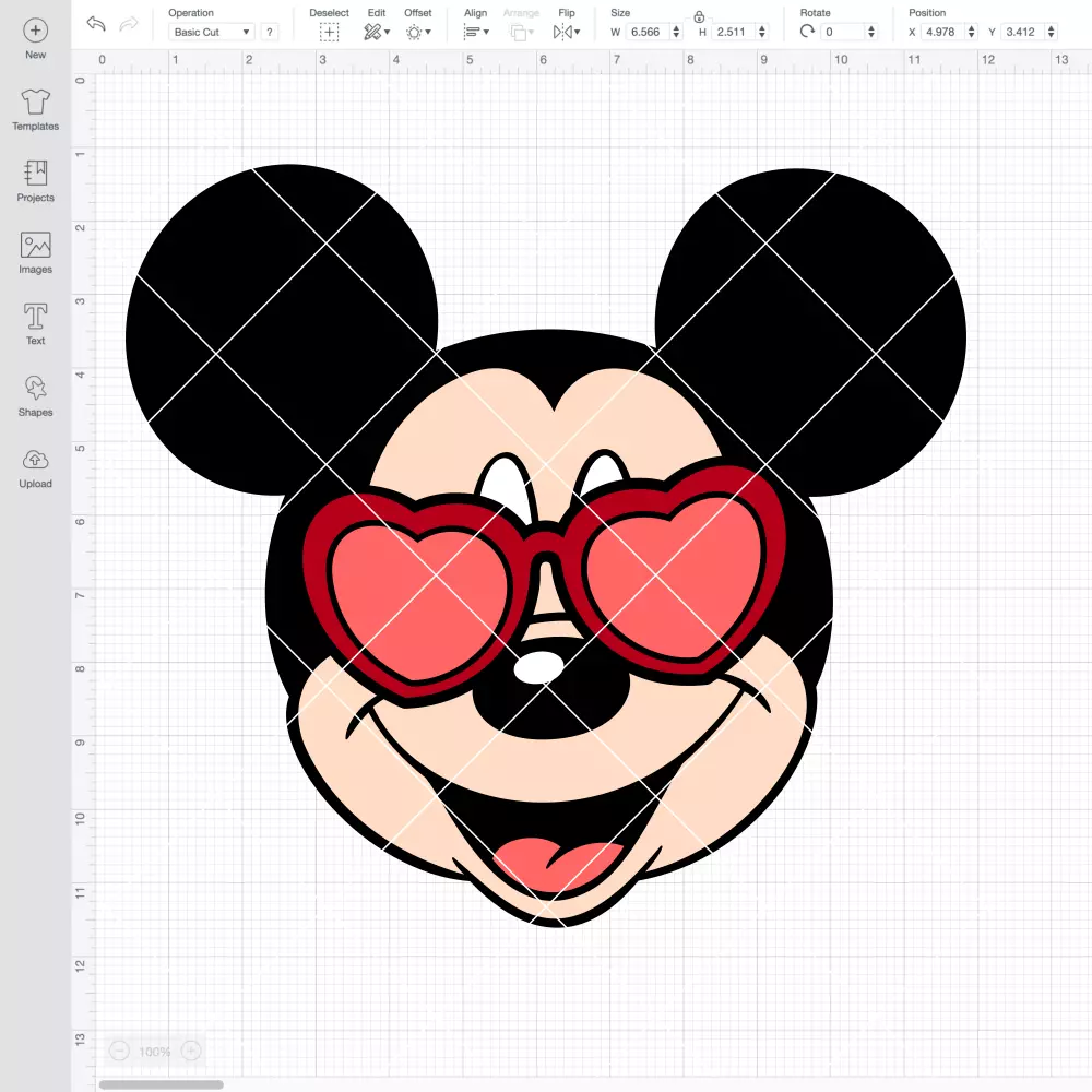 Valentine Mickey SVG | Instant Download SVG PNG Cut File for Cricut & Silhouette - Image 2