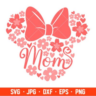 Mother’s Day Mom Minnie Mouse Svg, Free Svg, Daily Freebies Svg, Cricut ...