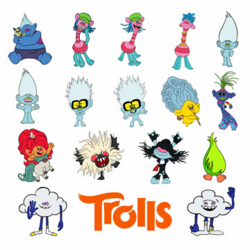 Layered Trolls Svg Bundle, Instant Download, Bundle For Cricut ...