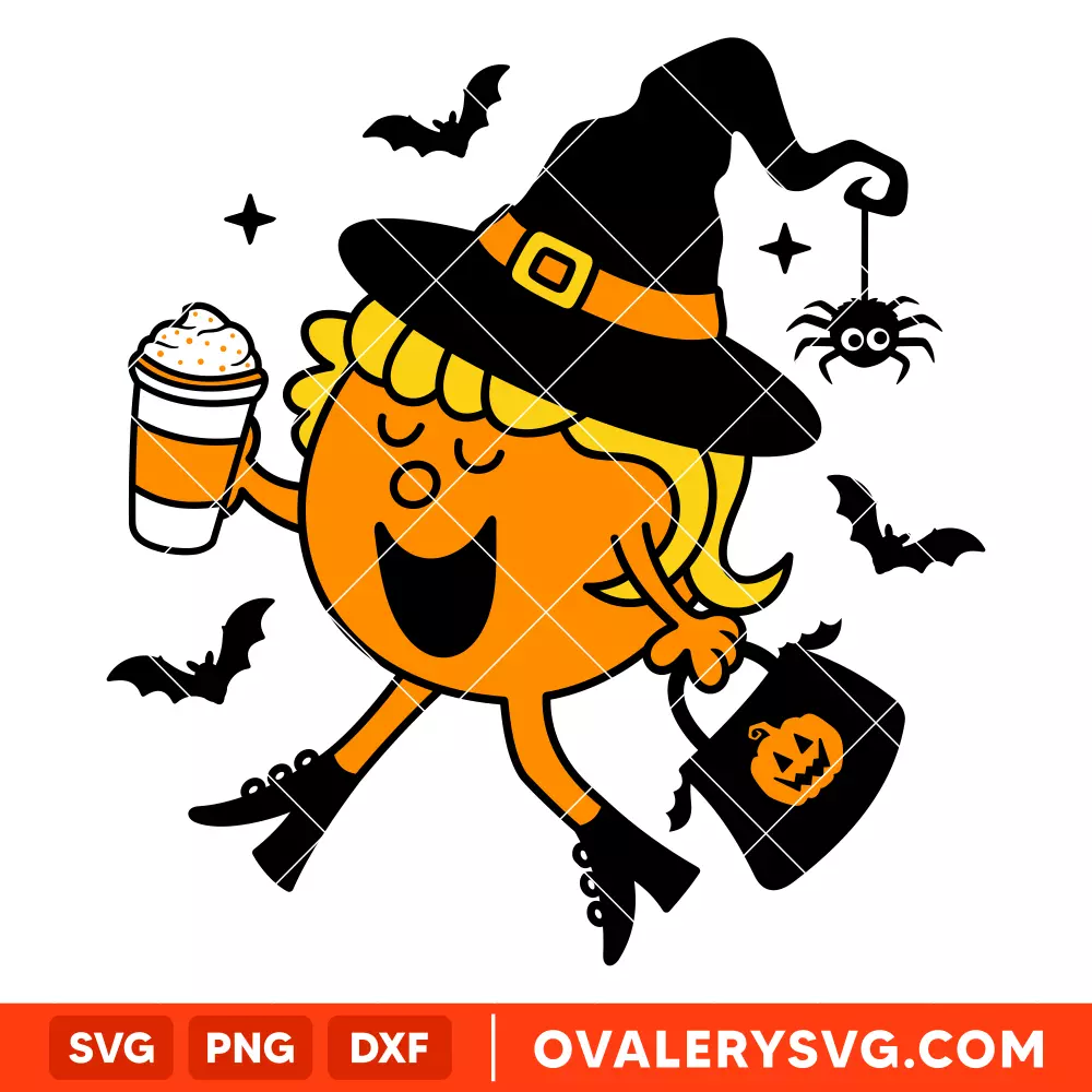 Little Miss Halloween Queen SVG, Halloween SVG, Spooky Season SVG, Trick or Treat SVG, Cricut, Silhouette SVG PNG Cut File