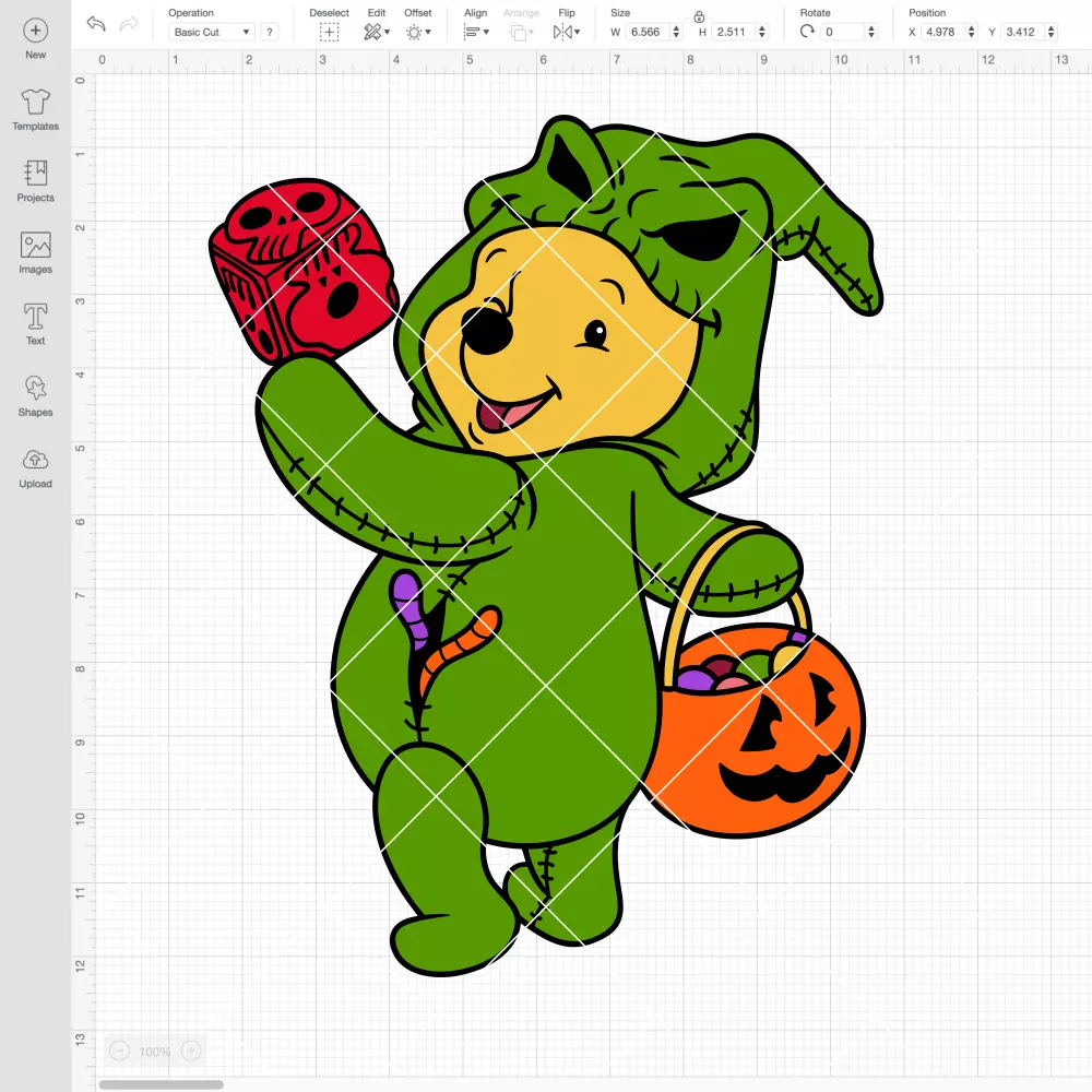 Oogie Boogie Winnie The Pooh SVG, Halloween SVG, Disney SVG | Instant Download SVG PNG Cut File for Cricut & Silhouette - Image 2