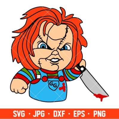 Chucky Svg, Halloween Svg, Spooky Season Svg, Trick or Treat Svg ...