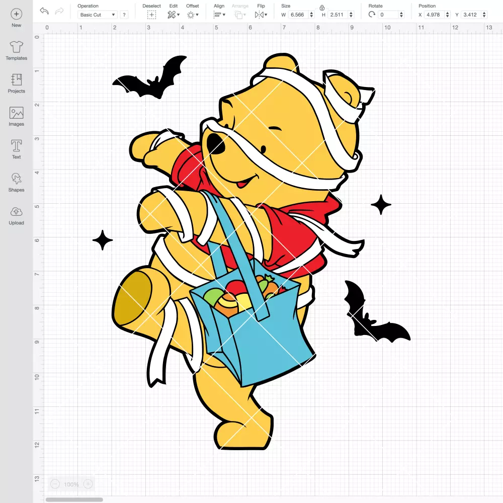 Halloween Pooh SVG | Instant Download SVG PNG Cut File for Cricut & Silhouette - Image 2