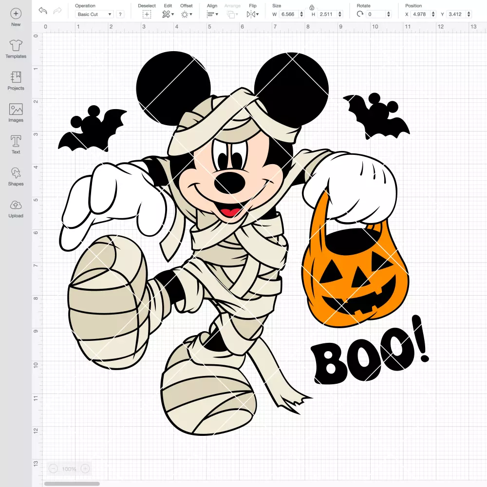 Mickey Boo SVG, Halloween SVG, Disney SVG | Instant Download SVG PNG Cut File for Cricut & Silhouette - Image 2