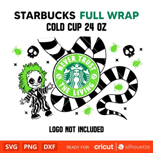 Stitch Starbucks Cup SVG, Lilo And Stitch Ohana Full Wrap Starbucks Cup SVG  PNG DXF EPS
