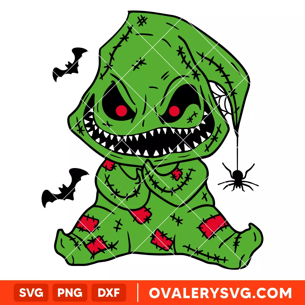 Oogie Boogie SVG, Halloween SVG, Spooky Season SVG, Trick or Treat SVG, Cricut, Silhouette SVG PNG Cut File
