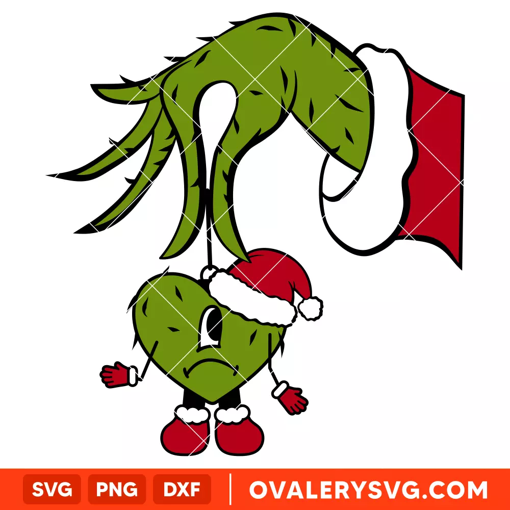 Benito Stole My Heart Svg, Christmas Svg, Bad Bunny Svg, Grinch Hand Svg, Cricut, Silhouette Vector Cut File