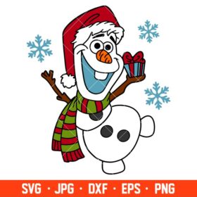 Christmas Olaf Santa Svg, Free Svg, Daily Freebies Svg, Cricut