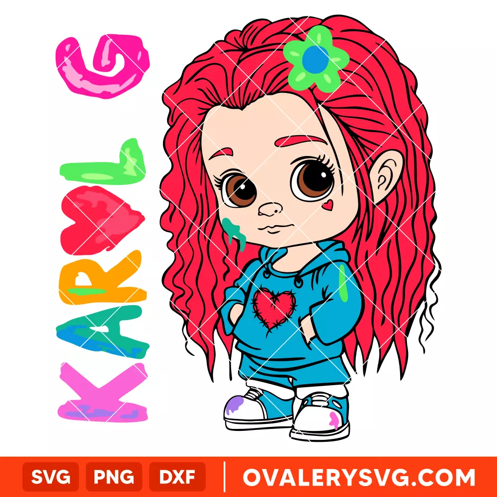 Baby Karol G SVG, Bichota SVG, Manana Sera Bonito SVG, La Bichota SVG, Cricut, Silhouette SVG PNG Cut File