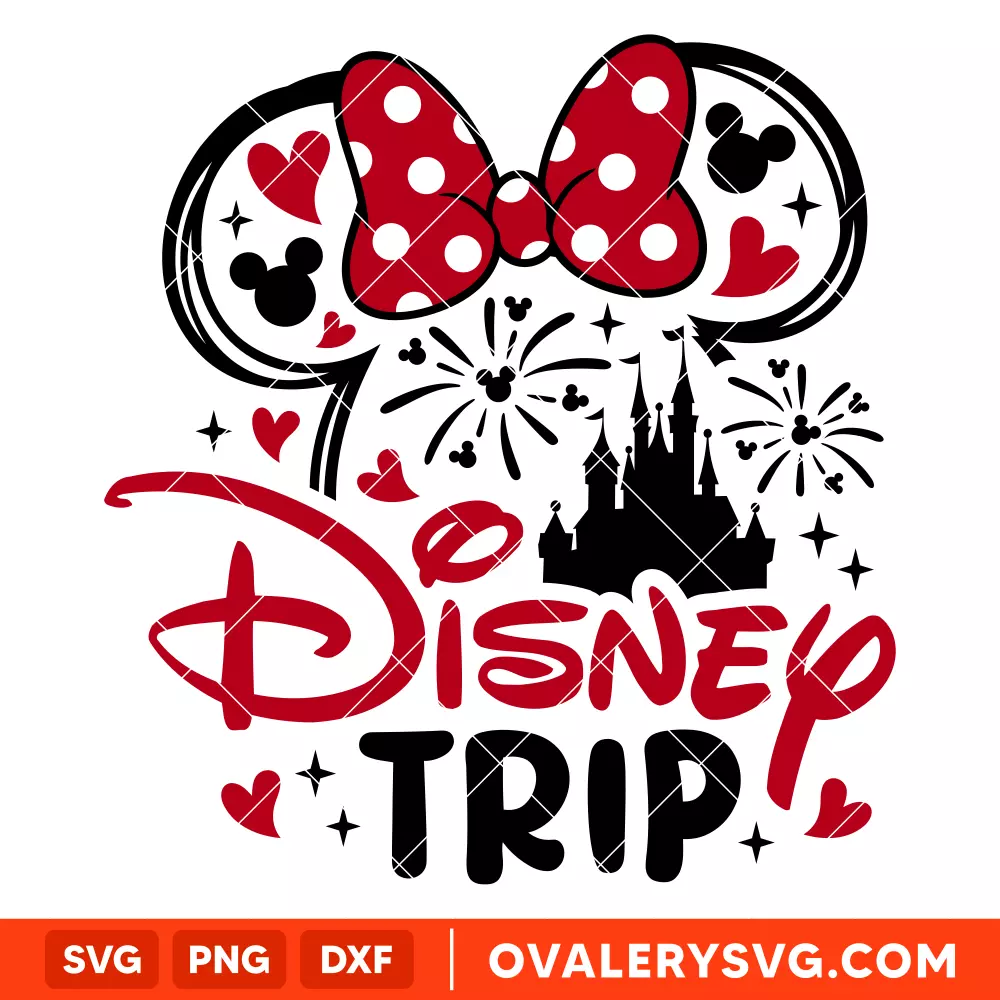 Disney Trip Mom SVG, Mickey & Minnie Mouse SVG, Family Vacation SVG, Disney SVG, Cricut, Silhouette SVG PNG Cut File