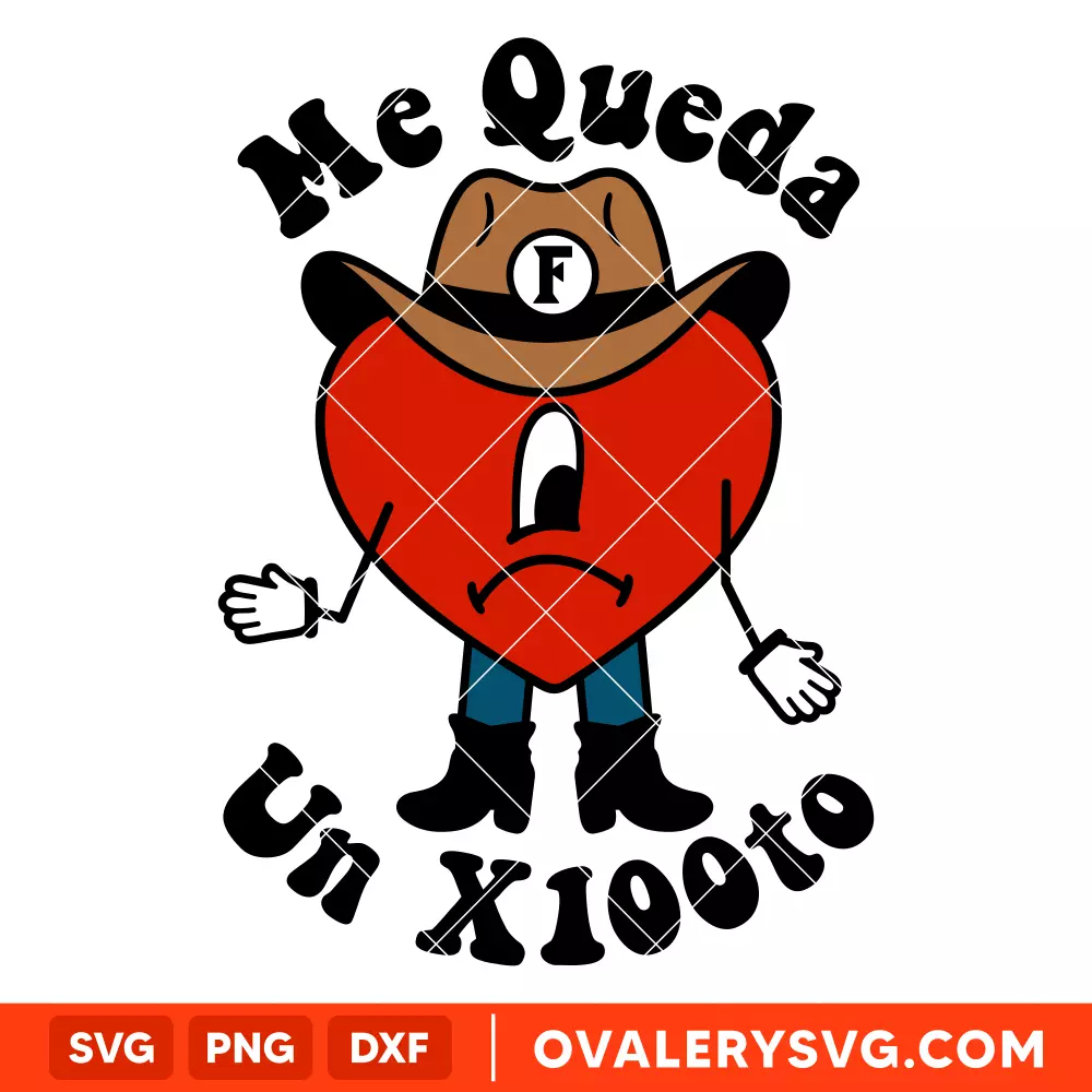 Me Queda Un x100to SVG, Grupo Frontera SVG, Un x100to Me Queda Un Por Ciento SVG, Bad Bunny SVG, Cricut, Silhouette SVG PNG Cut File