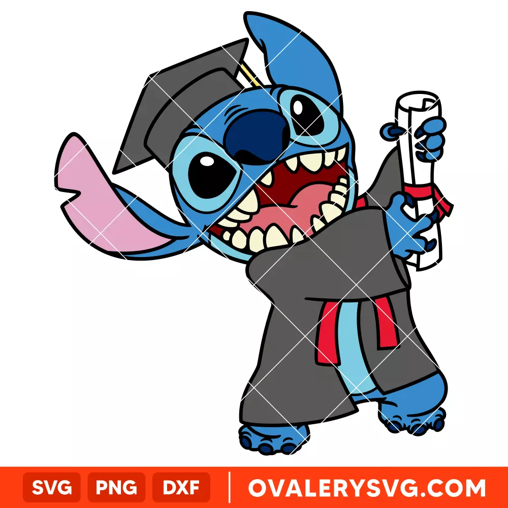 Graduate Stitch Svg, Graduation Svg, School Svg, Disney Svg, Cricut, Silhouette Vector Cut File