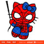 Hello Kitty Spider Man Svg, Sanrio Svg, Hello Kitty Svg, Kawaii Svg ...