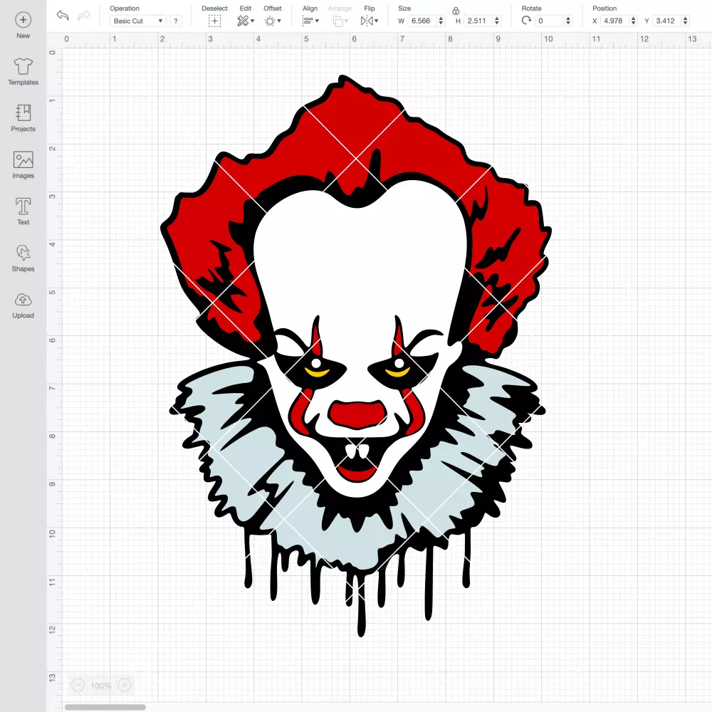 Pennywise Clown SVG, Dancing Clown SVG, Halloween SVG, Horror Movie SVG | Instant Download SVG PNG Cut File for Cricut & Silhouette - Image 2