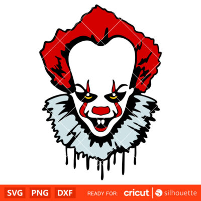 Pennywise Clown Svg, Dancing Clown Svg, Halloween Svg, Horror Movie Svg ...