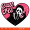 Scream Call Me Svg, Ghost face Svg, Halloween Svg, Horror Svg, Cricut ...