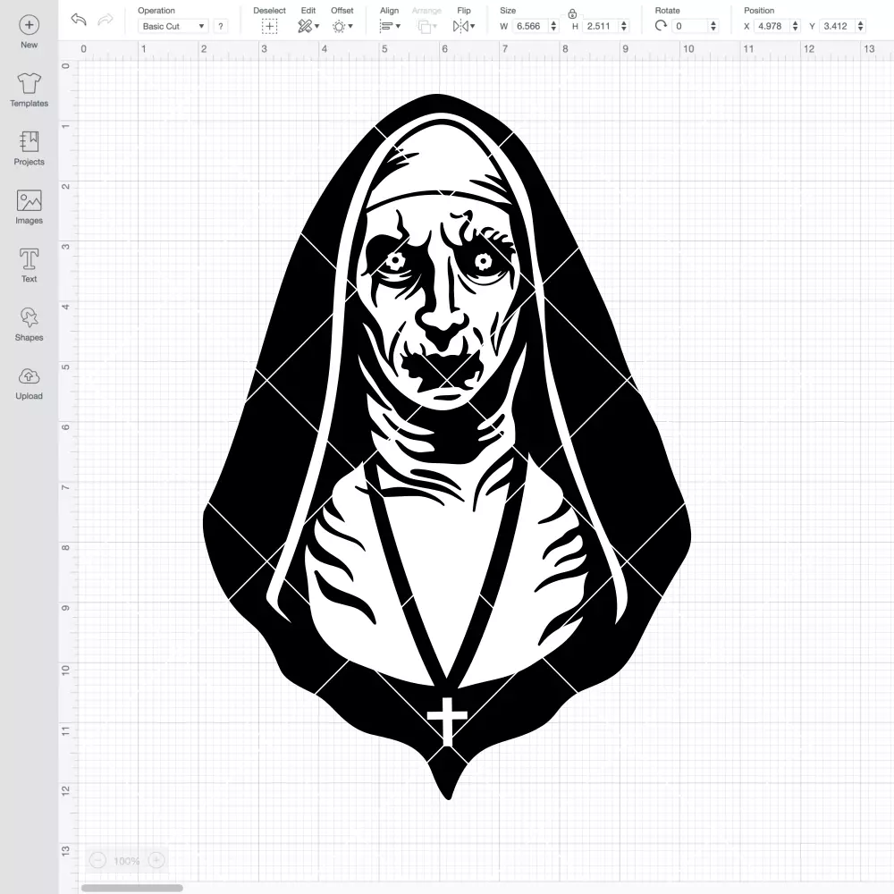 The Nun SVG, Demon Nun SVG, Halloween SVG, Horror Movie SVG | Instant Download SVG PNG Cut File for Cricut & Silhouette - Image 2